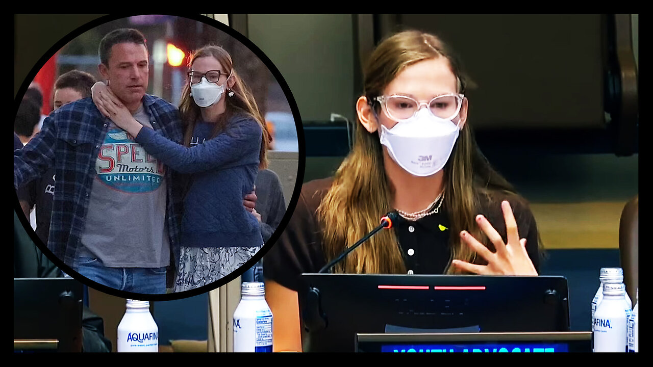 Ben Afflecks Daughter Speaks About Masking At The UN