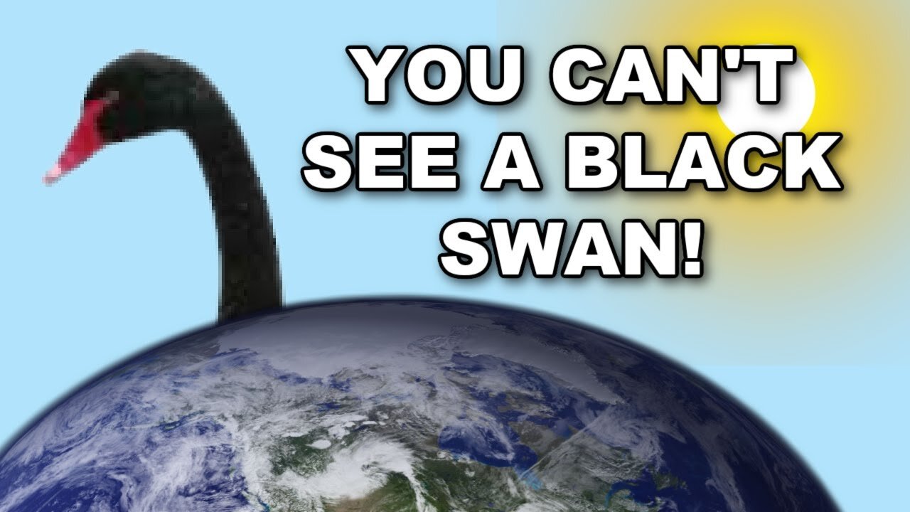 You cant see a black swan on a GLOBE EARTH.