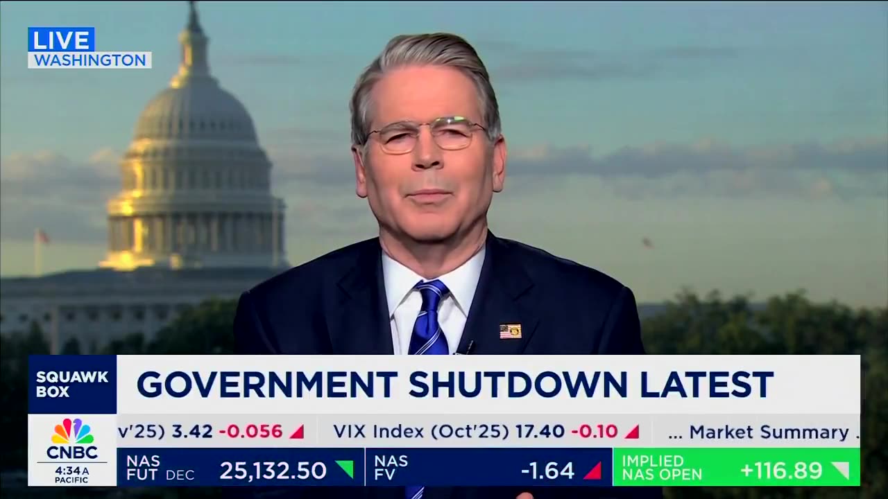 📌Sec Scott Bessent on the Schumer Shut Down.