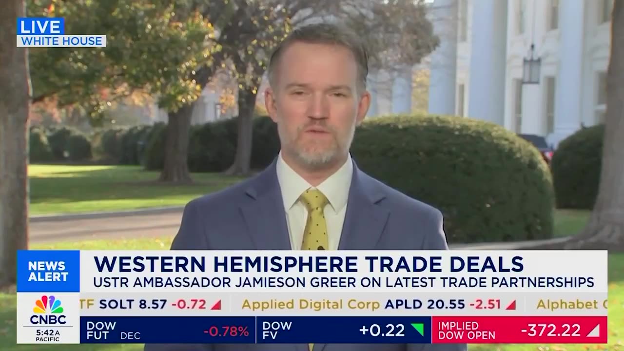 ✅ US Trade Rep Jamieson Greer on pending trade deal with Switzerland
