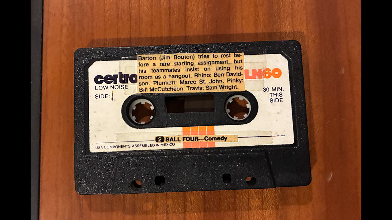 October 20, 1976 - Ball Four with Jim Bouton (Audio from TV)