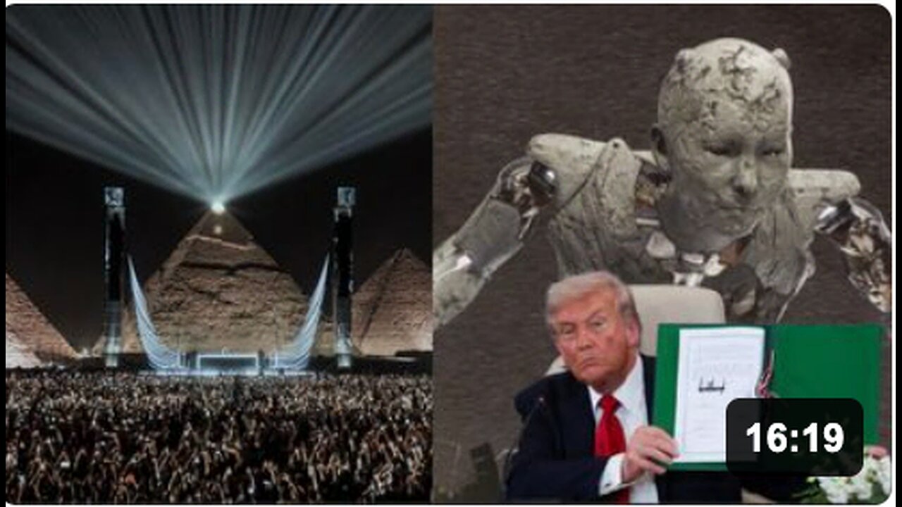 Trumps peace deal & the ANTICHRIST ritual at the pyramids for the dawning of the New World Order!