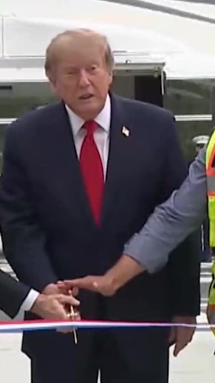President Trump Cuts Ribbon for Historic White House Helipad - 09/21/26 thumbnail