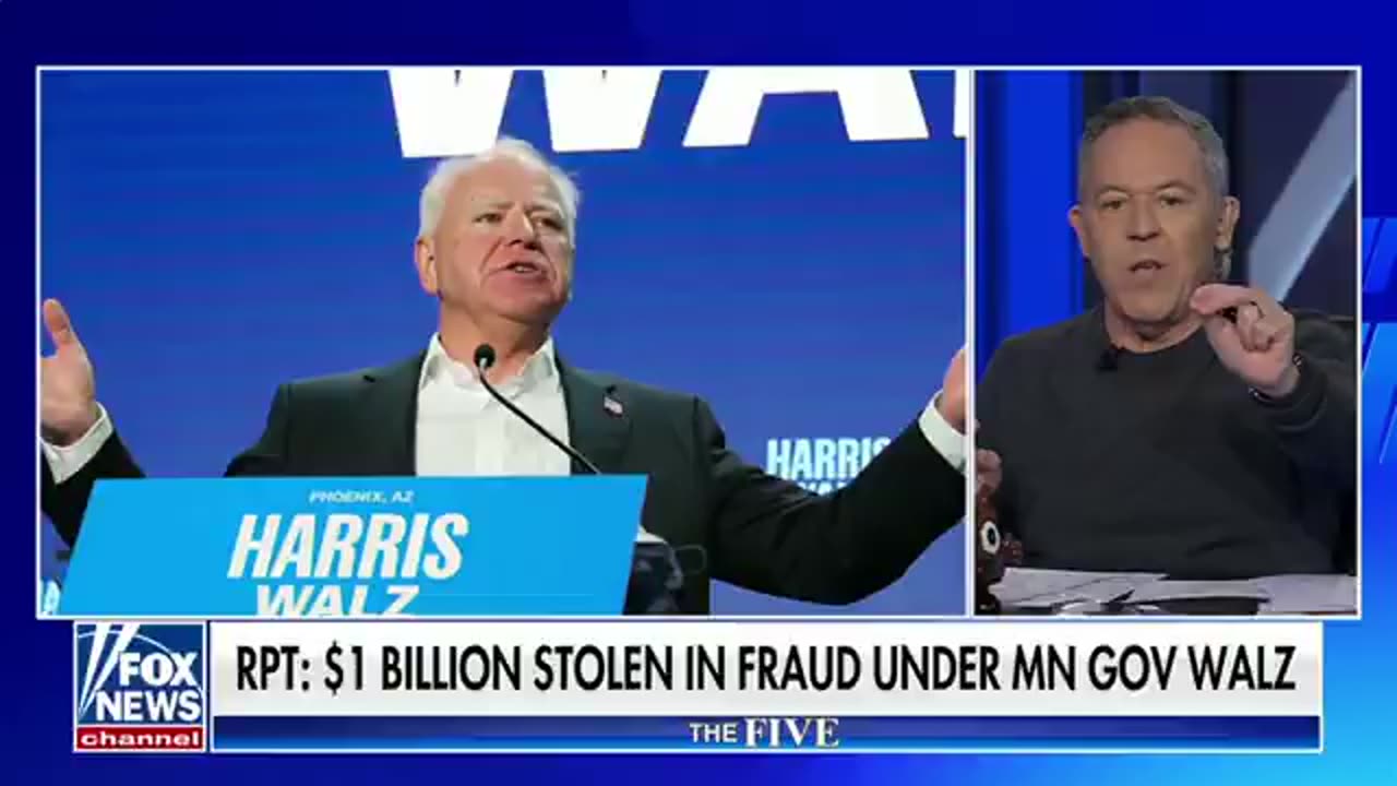 Greg Gutfeld NUKES Tim Walz over Somali fraud scandal in a way only Gutfeld can