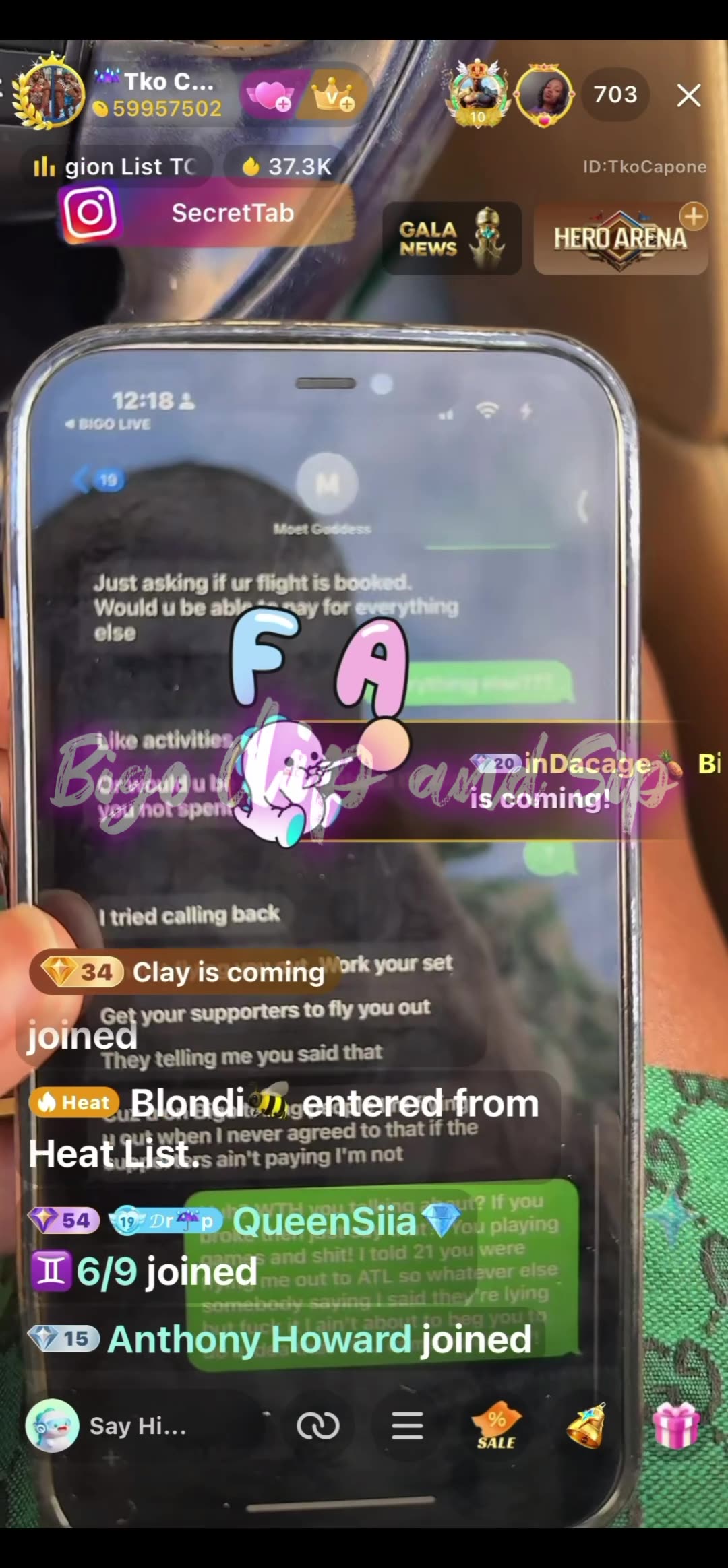 TKO exposes Moet for inviting him to ATL 11/11/25 #bigoclipandsip