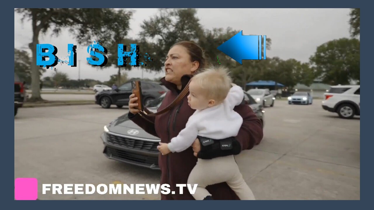 💥Anti-ICE protestor uses not her baby as a SHIELD