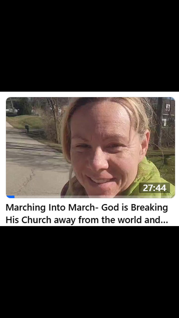 Leah Rant Marching Into March- God is Breaking His Church