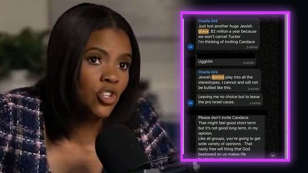 Talk Show Host Releases Texts Proving Charlie Kirk Was Planning To Leave Israel First Movement!!