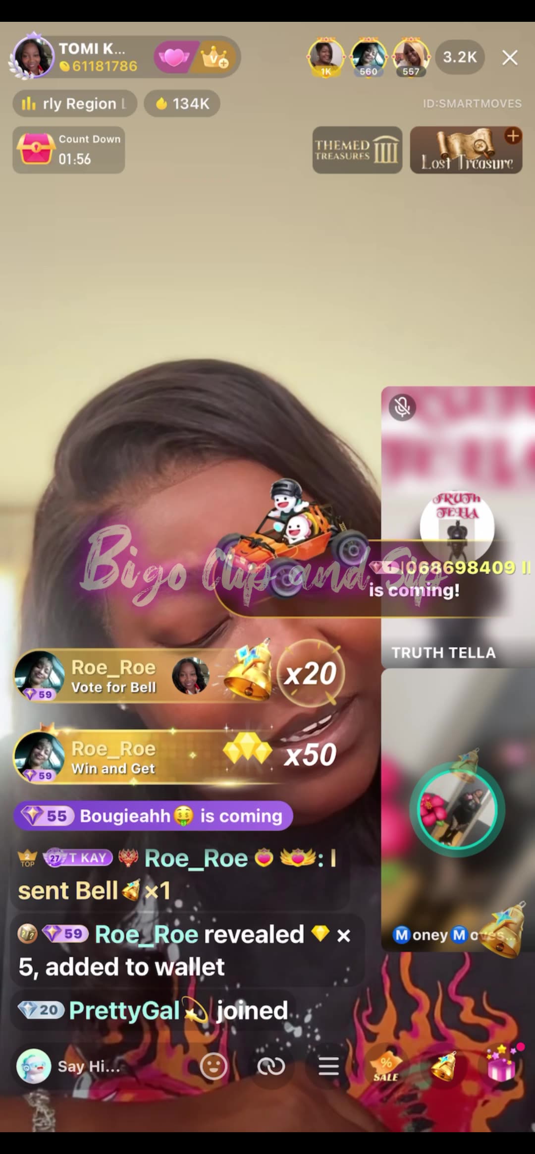 TomiKay talks with Truth Tella about the show n the big 3 9/29/25 #bigoclipandsip