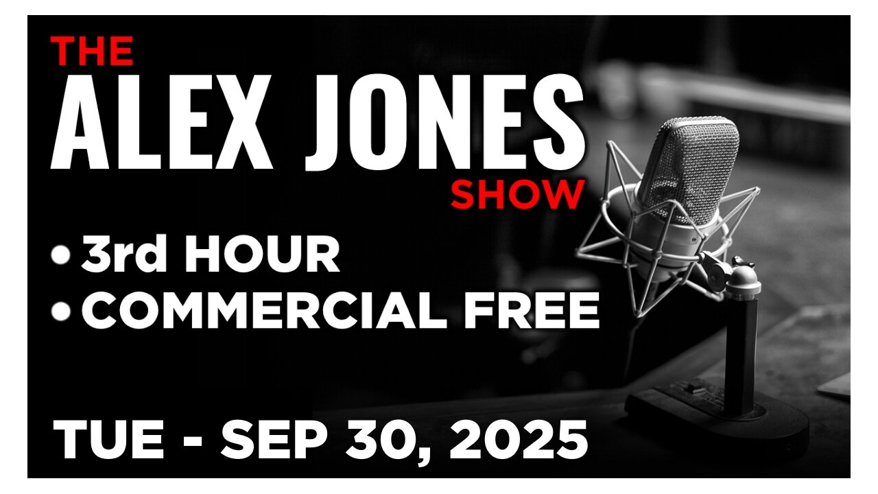 ALEX JONES [3 of 4] Tuesday 9/30/25 • EZRA LEVANT - ANTI-JEWISH HYSTERIA & “ASK A JEW” ANYTHING