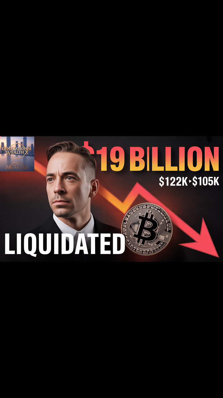$19 Billion Bitcoin Crash Biggest Liquidation in Crypto History