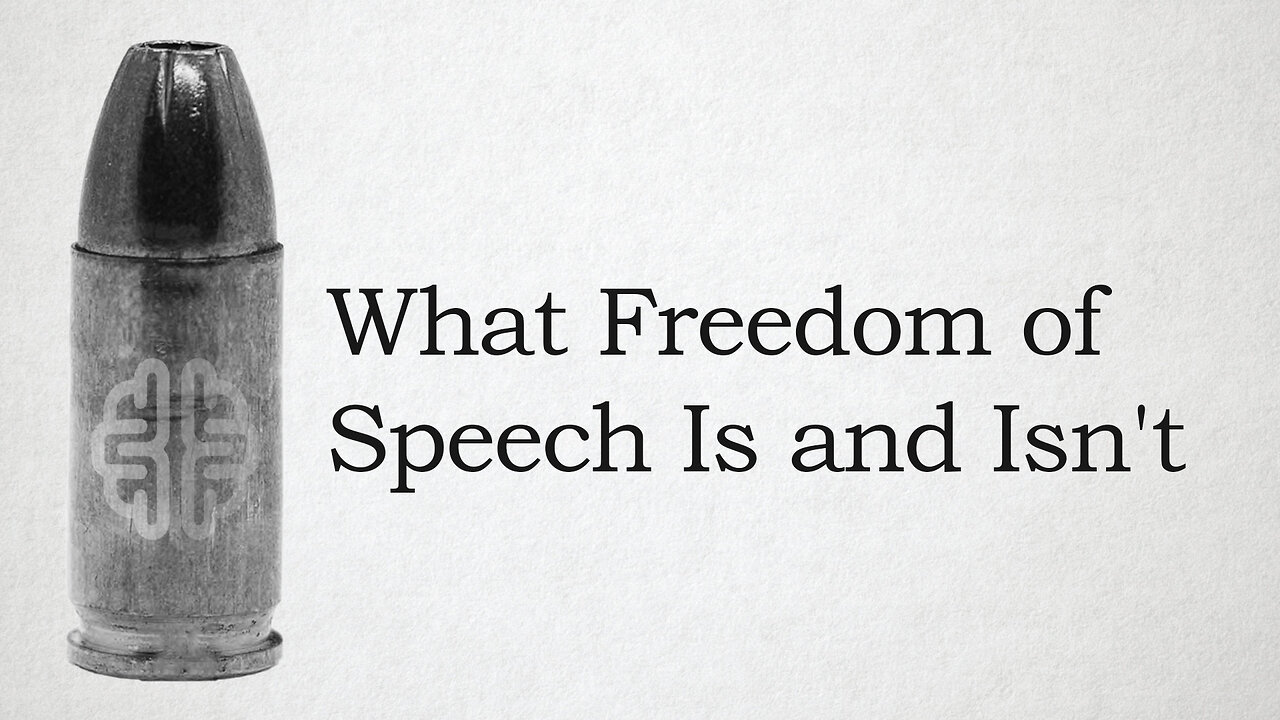What Freedom of Speech Is and Isnt