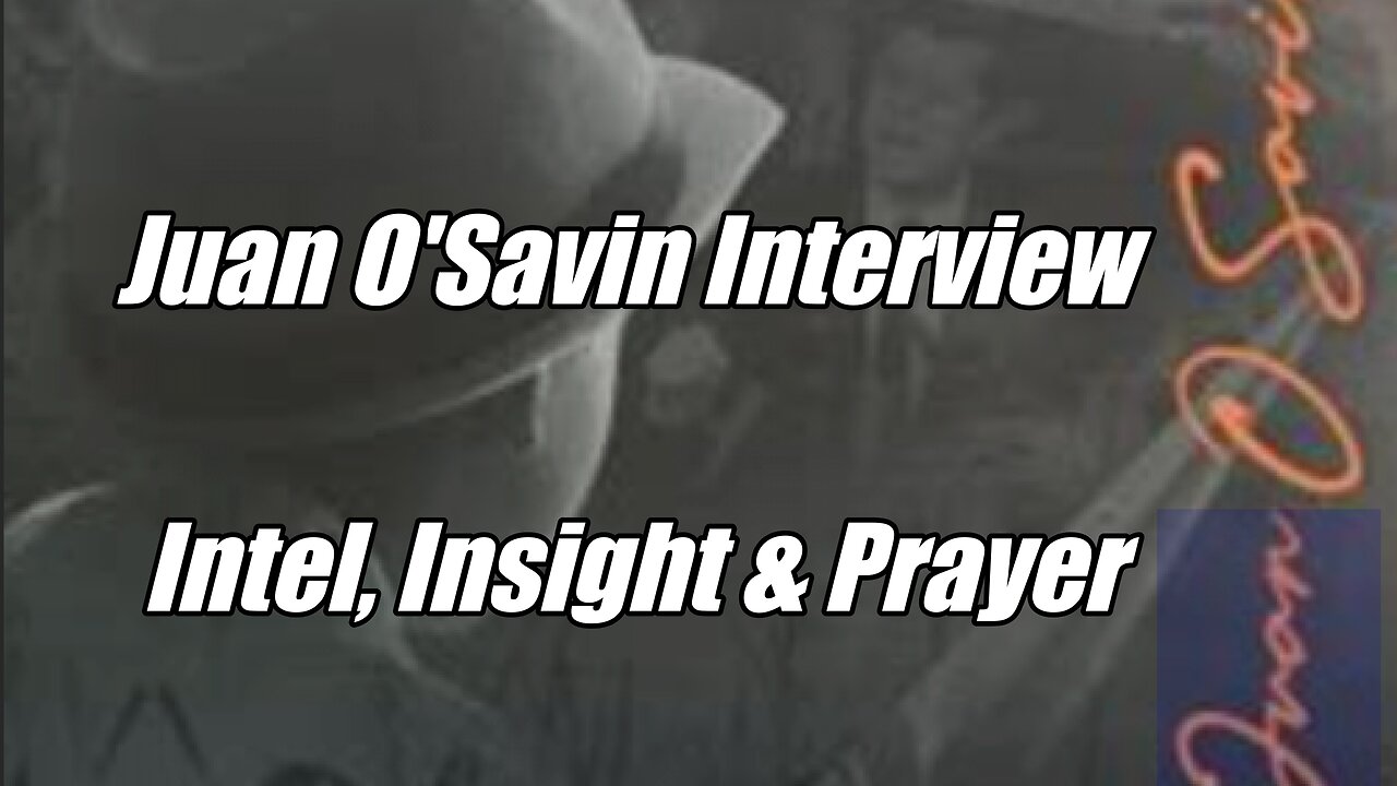 Juan OSavin Interview. Intel, Insight and Prayer. B2T Show, Oct 31, 2025