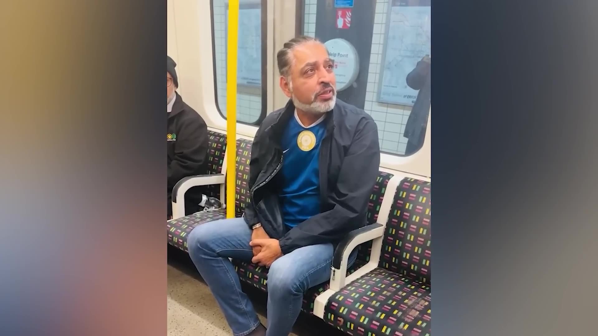 Watch Tensions Rise on London Tube Over Mans Nationality