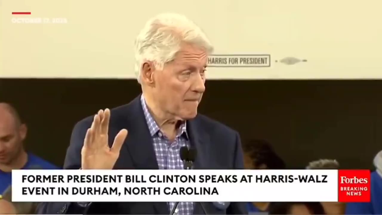Why did Bill Clinton say Trump has the right to execute him under the Spreme Court ruling