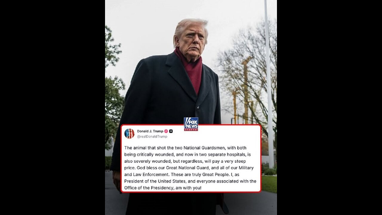 President Trump Vows Full Consequences After Two National Guard Members Killed Outside White House [