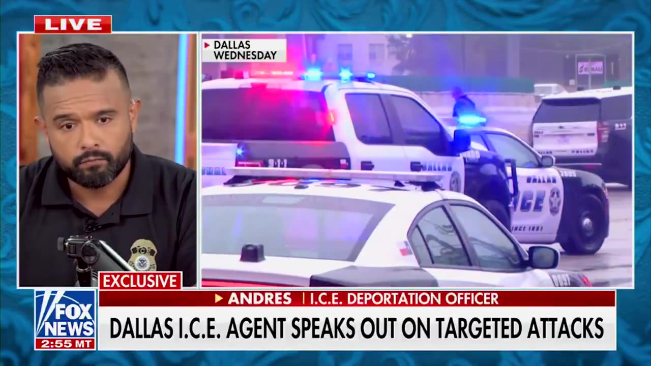 Dallas Deportation Officer speaks out after last weeks targeted attack on the Dallas ICE Facility