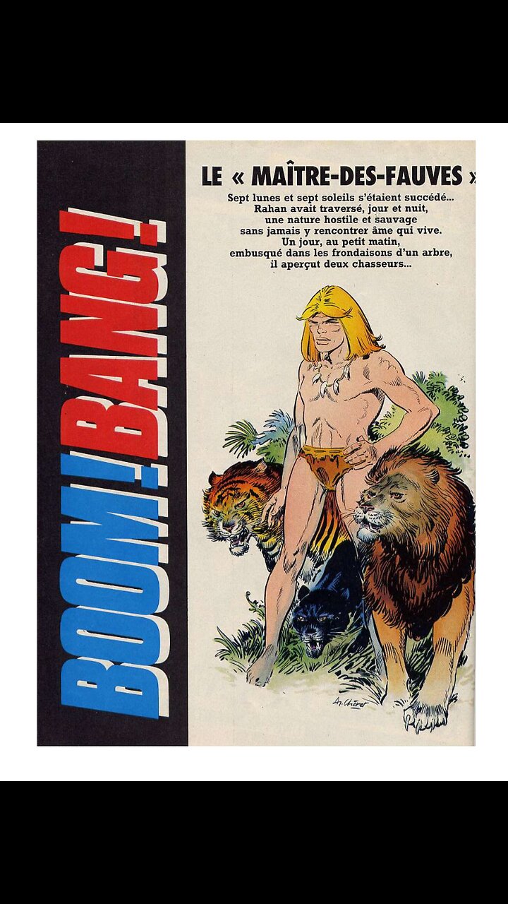 Rahan. Episode 162. By Roger Lecureux. The master of the Beasts. A Puke(TM) Comic.
