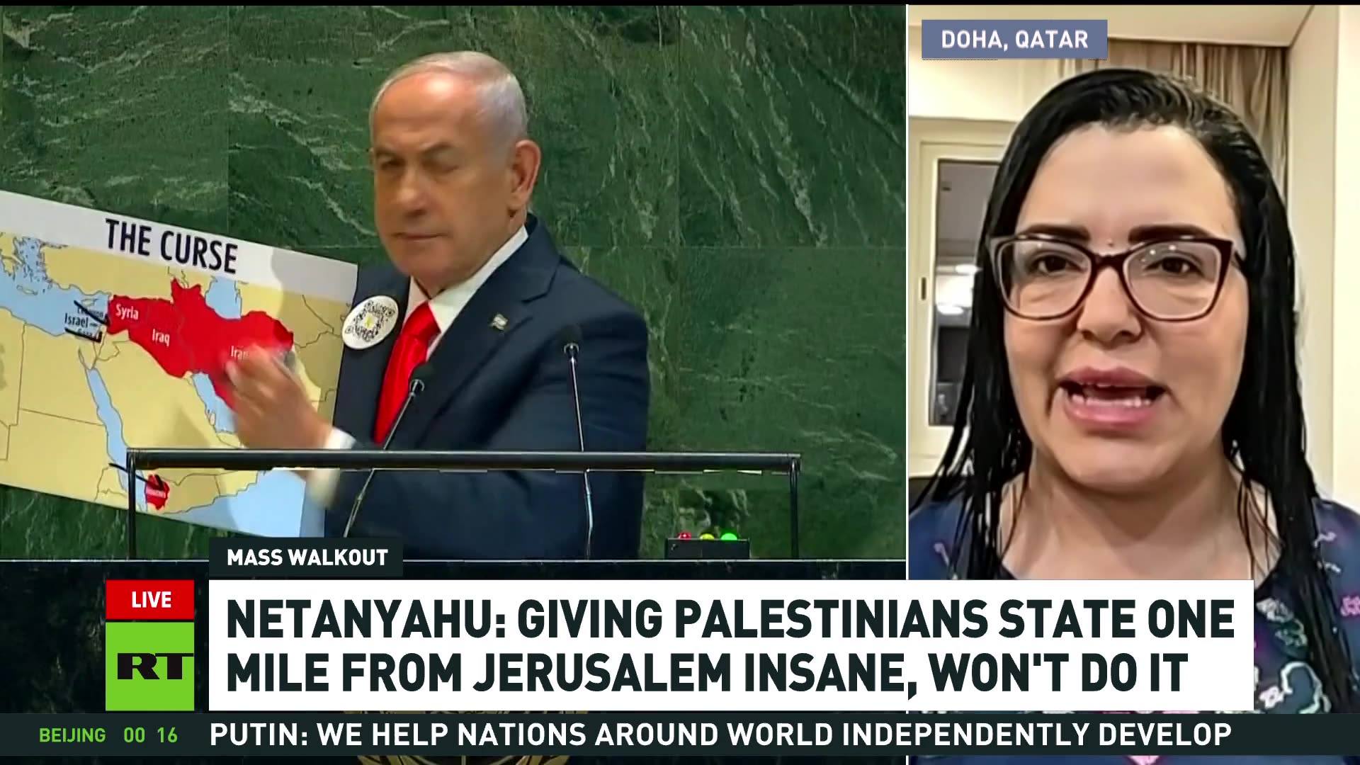 Netanyahu is threatening right, left, and center — Malak Khaled