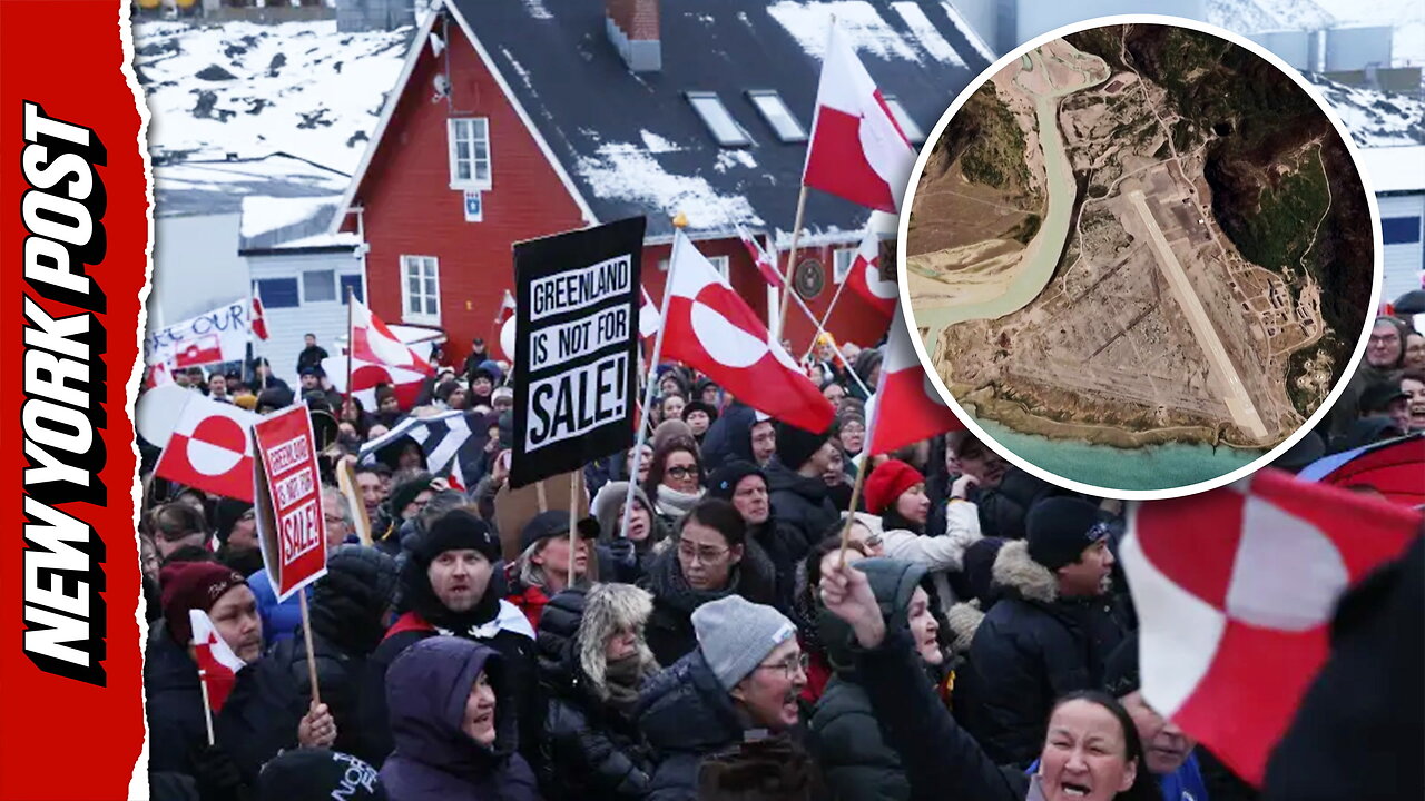 Satellite images reveal where US plans to build two new military bases in Greenland thumbnail