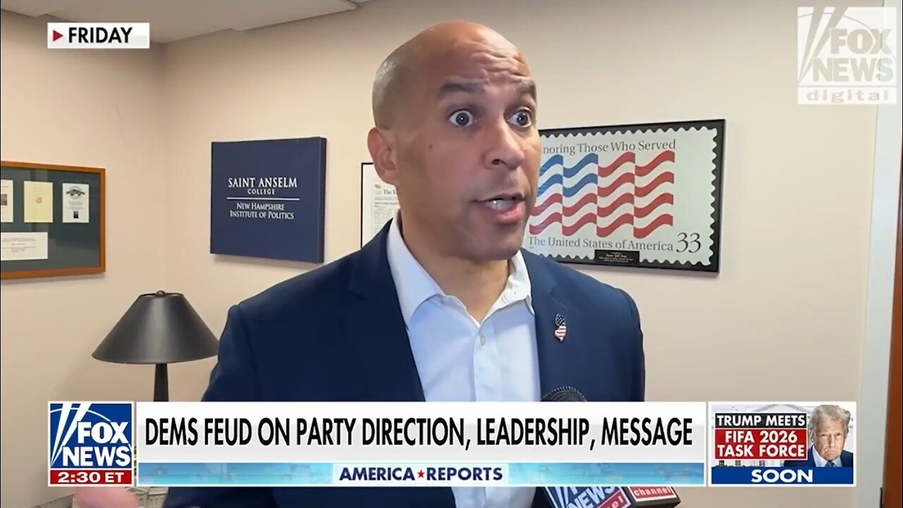 Sen Cory Booker to Schumer: Step Down As Leader and Ill Step Up