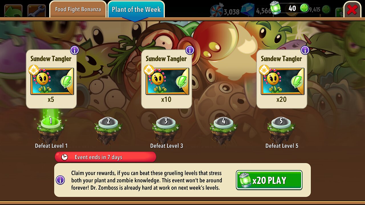 Plants vs Zombies 2 - Plant of the Week - Sundew Tangler - Nov/Dec 2025