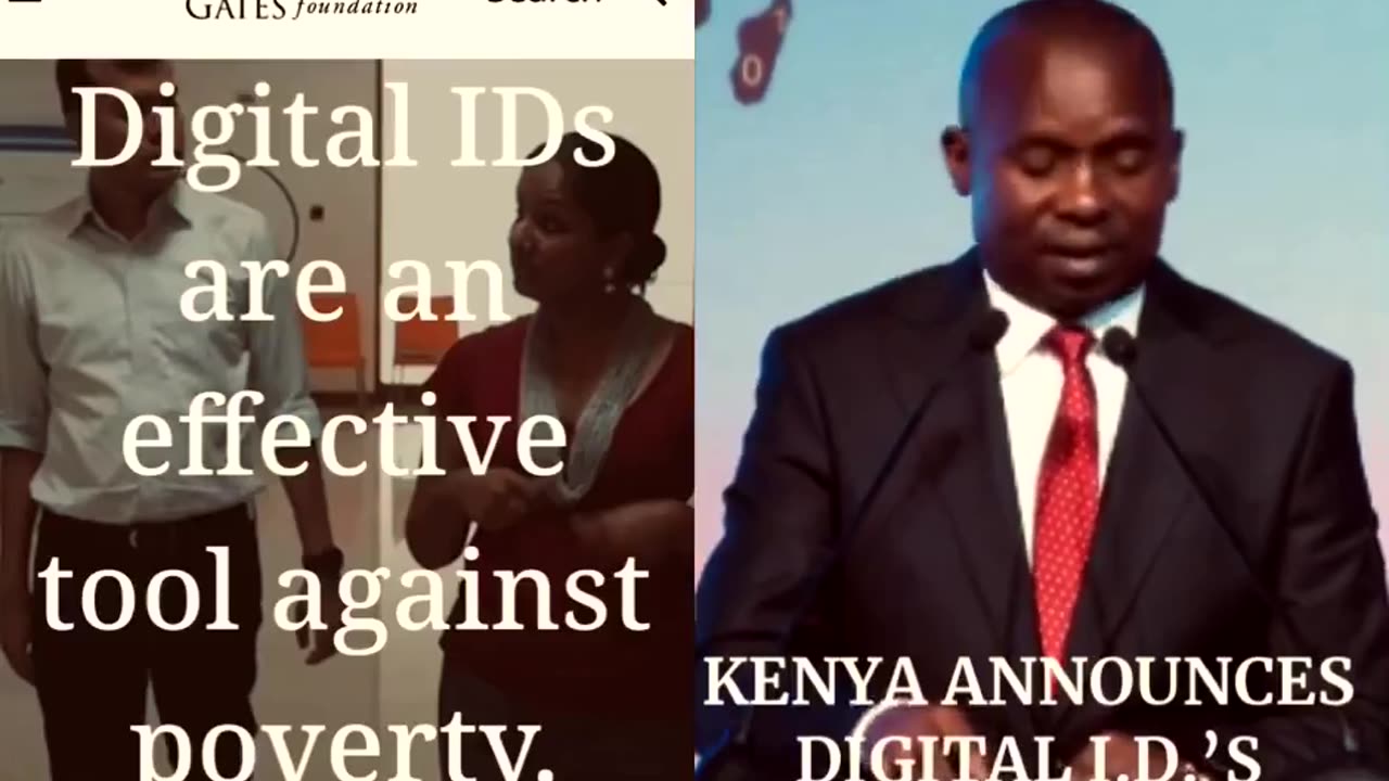 Bill Gates said it was necessary to implement ‘Digital ID’s’ in Africa…to fight poverty.