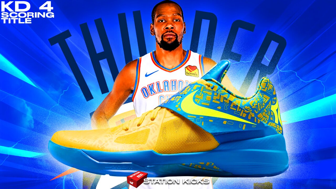 THE ICONIC NIKE KD 4 SCORING TITLE RETURNS🔥