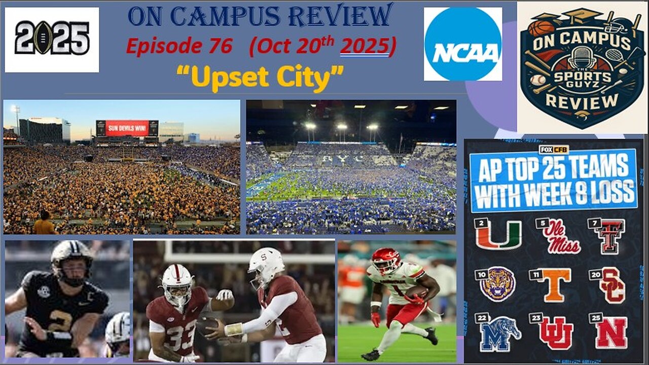 UPSET City - On Campus Review - October 20th 2025 | Episode 77