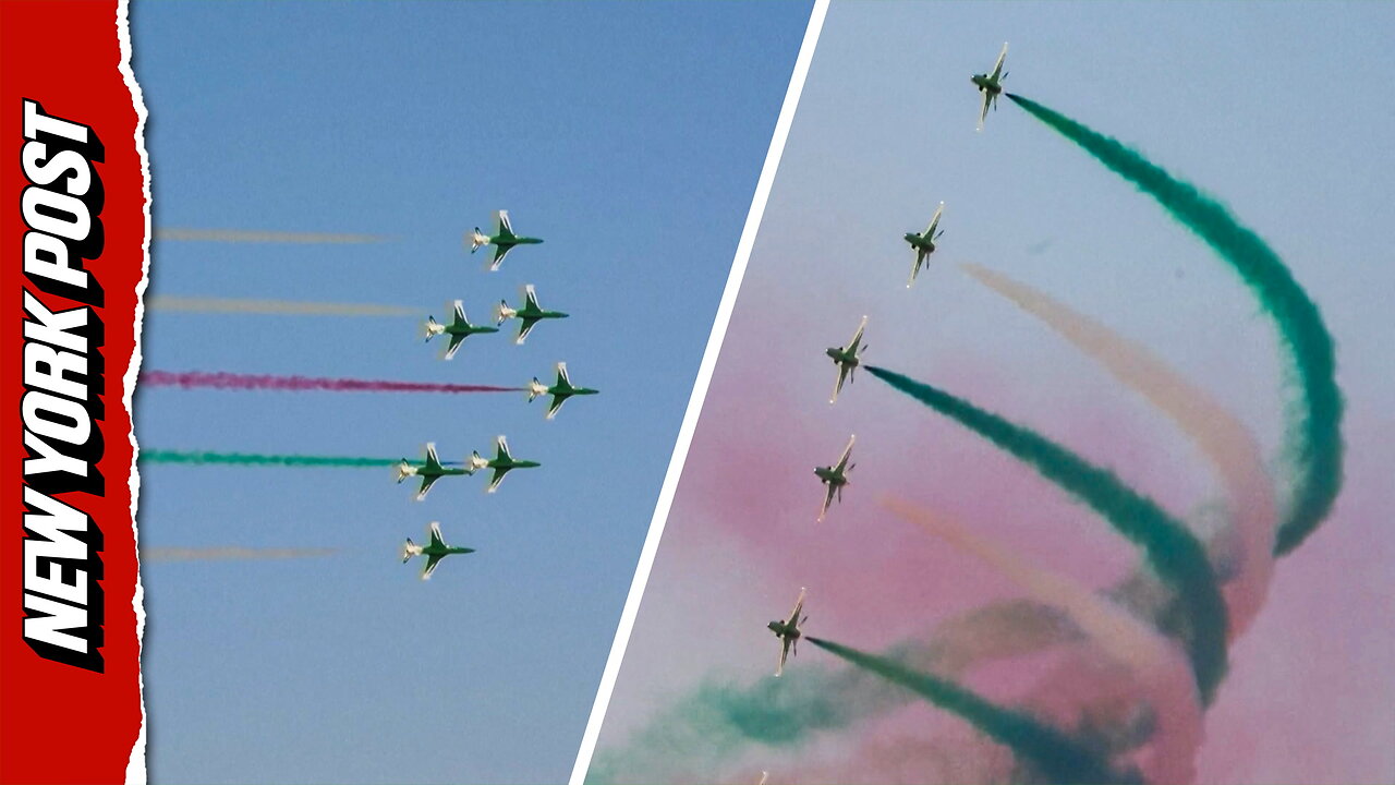 Saudi Jets Soar Over Riyadh In Spectacular National Day Air Show Days After Houthi Attacks thumbnail