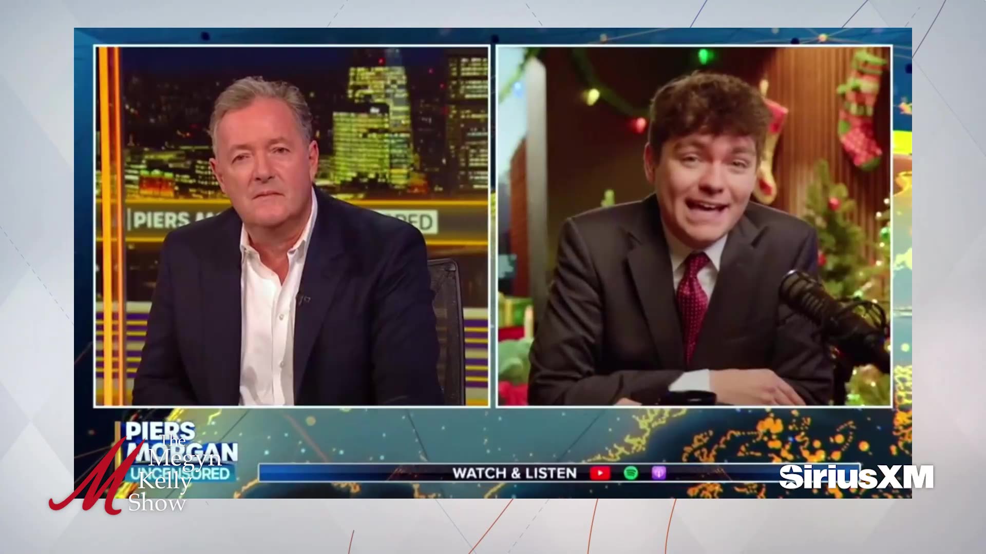 Why Megyn Kelly Wouldnt Interview Nick Fuentes as He Spars With Piers Morgan, with Stu Burguiere
