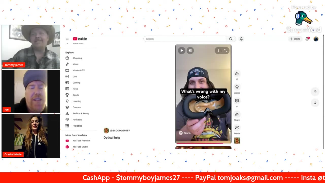 11/02/25 Tommy James VOD: SCUMMY STREAM