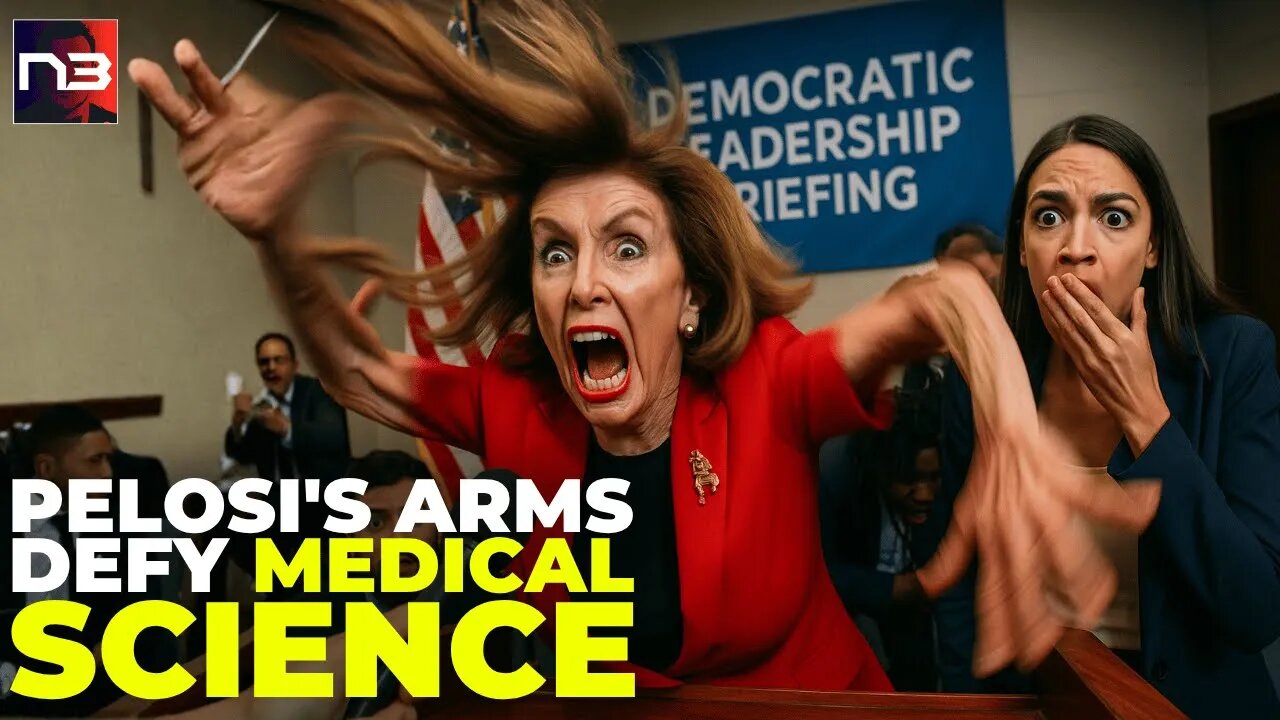 BREAKING: Pelosis Arms Did Something MEDICALLY IMPOSSIBLE on Camera - AOC Question Triggered IT