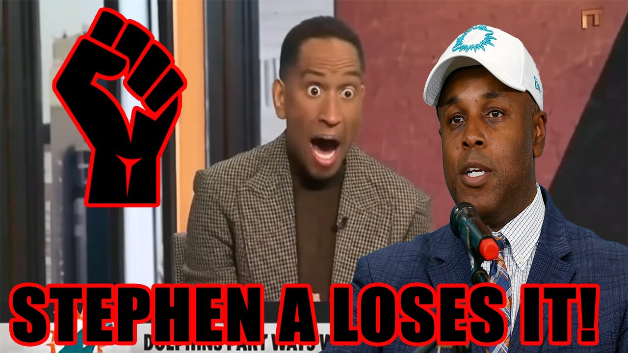 Stephen A EXPLODES on ESPN! GOES OFF on Miami Dolphins for FIRING Black GM because...HES BLACK!