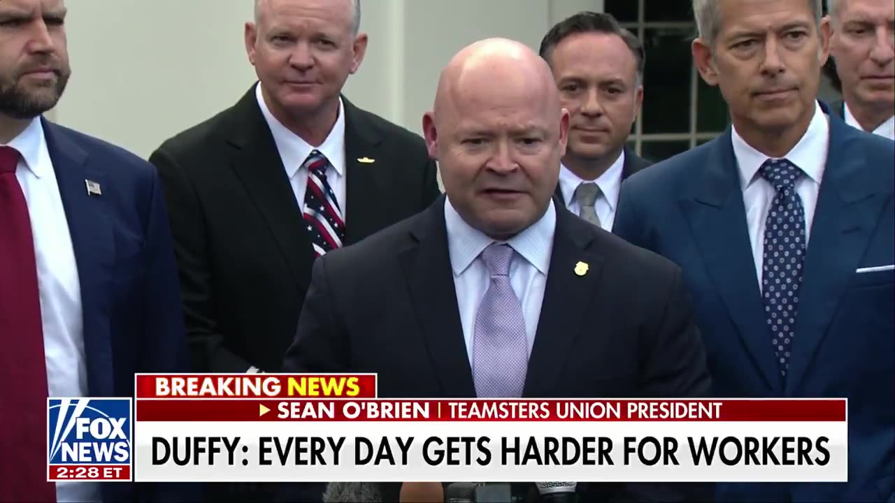 Teamsters President Sean OBrien Rips Dems, Calls For End To Government Shutdown