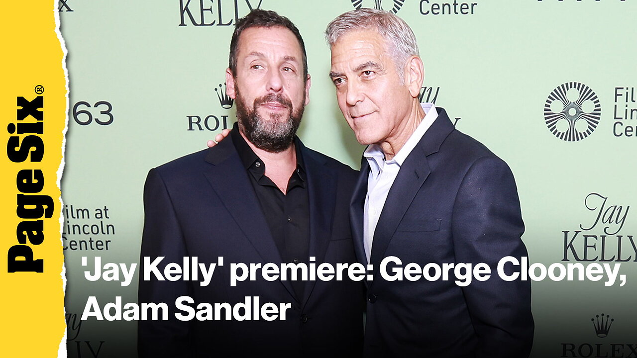 See George Clooney, Adam Sandler and more at the Jay Kelly premiere in NYC