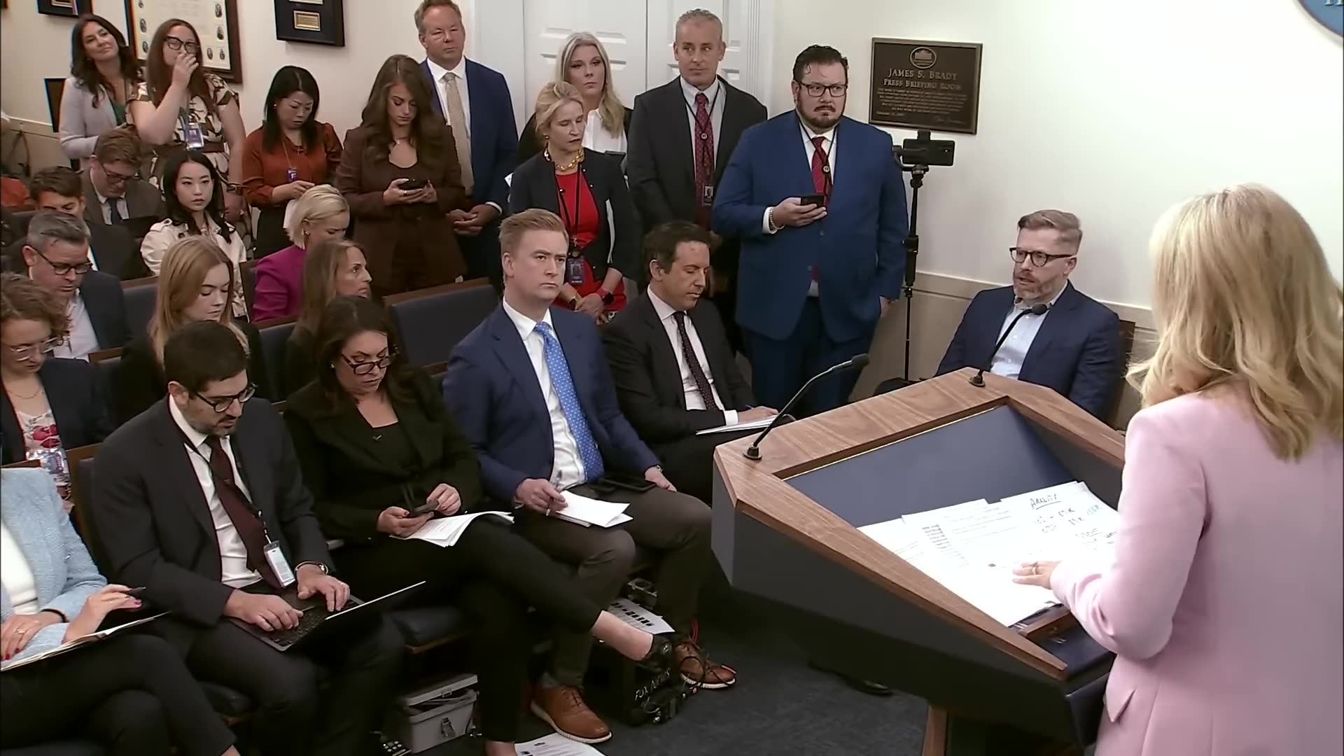 Press Secretary Karoline Leavitt and Tom Homan Brief Members of the Media, Apr. 28, 2025
