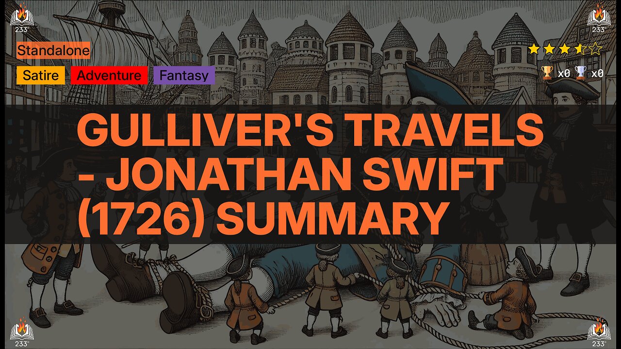 Gullivers Travels - Jonathan Swift (1726) Summary