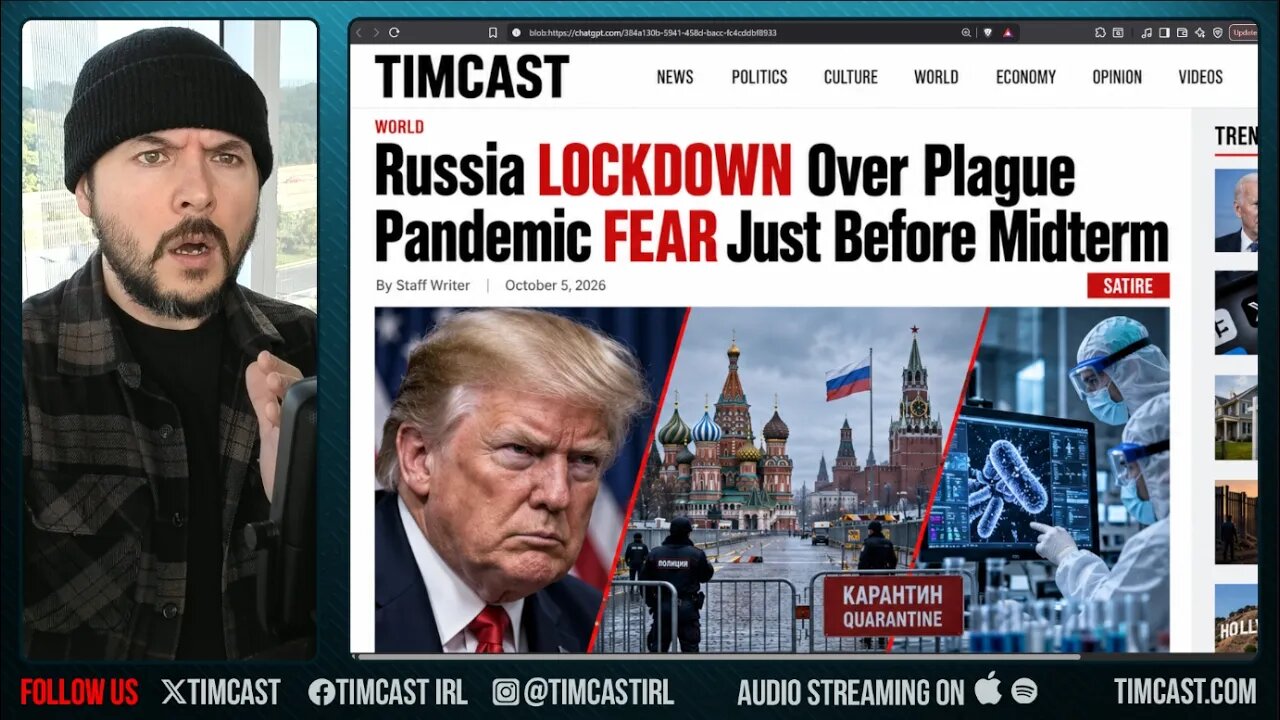 PLAGUE OUTBREAK FEARED, Russia LOCKSDOWN Over Pneumonic Plague Death | Tim Pool thumbnail