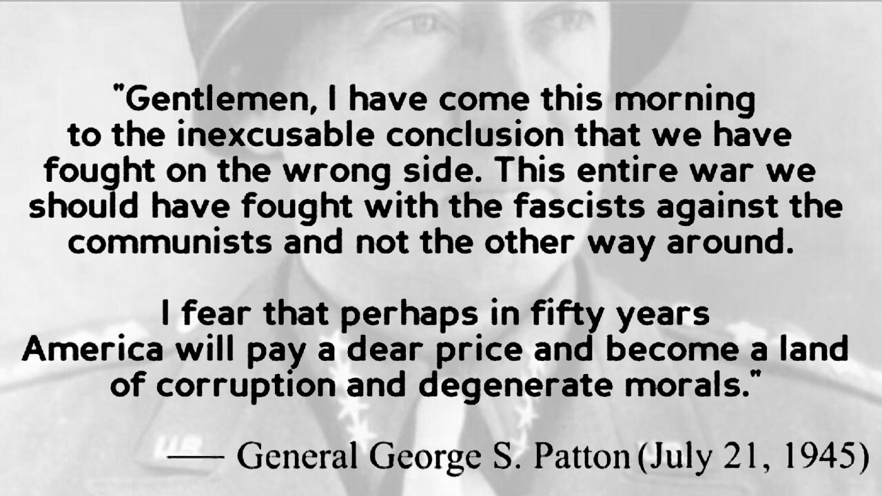 General Pattons Warning (1945) 🪖🚫☭✡️