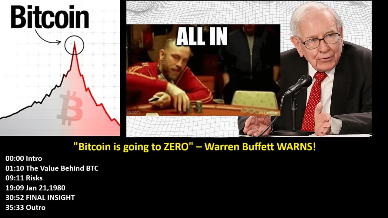 Bitcoin is going to ZERO – Warren Buffet WARNS!