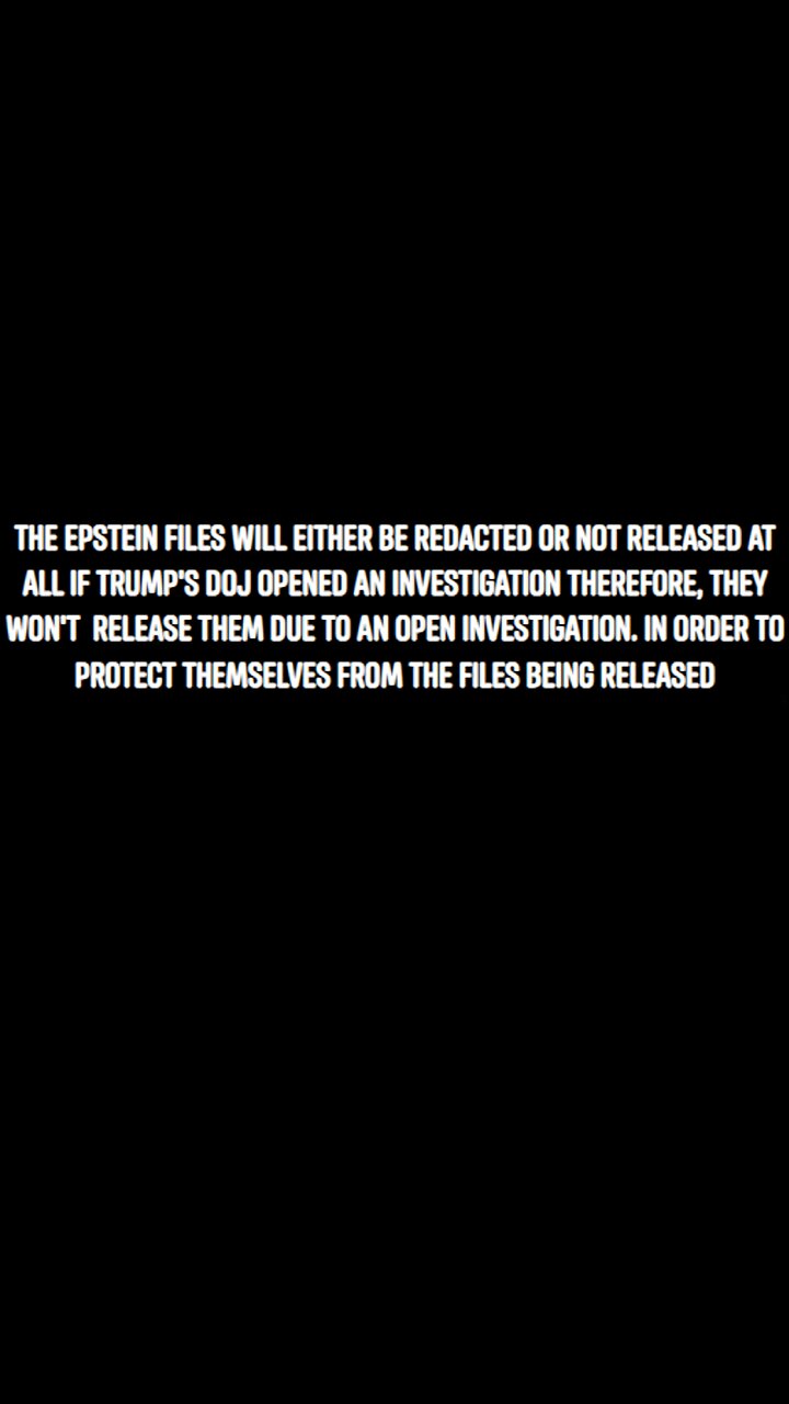 REP. THOMAS MASSIE: TRUMPS SMOKESCREEN IS A LAST DITCH EFFORT TO STOP THE RELEASE OF THE EPSTEIN FILES