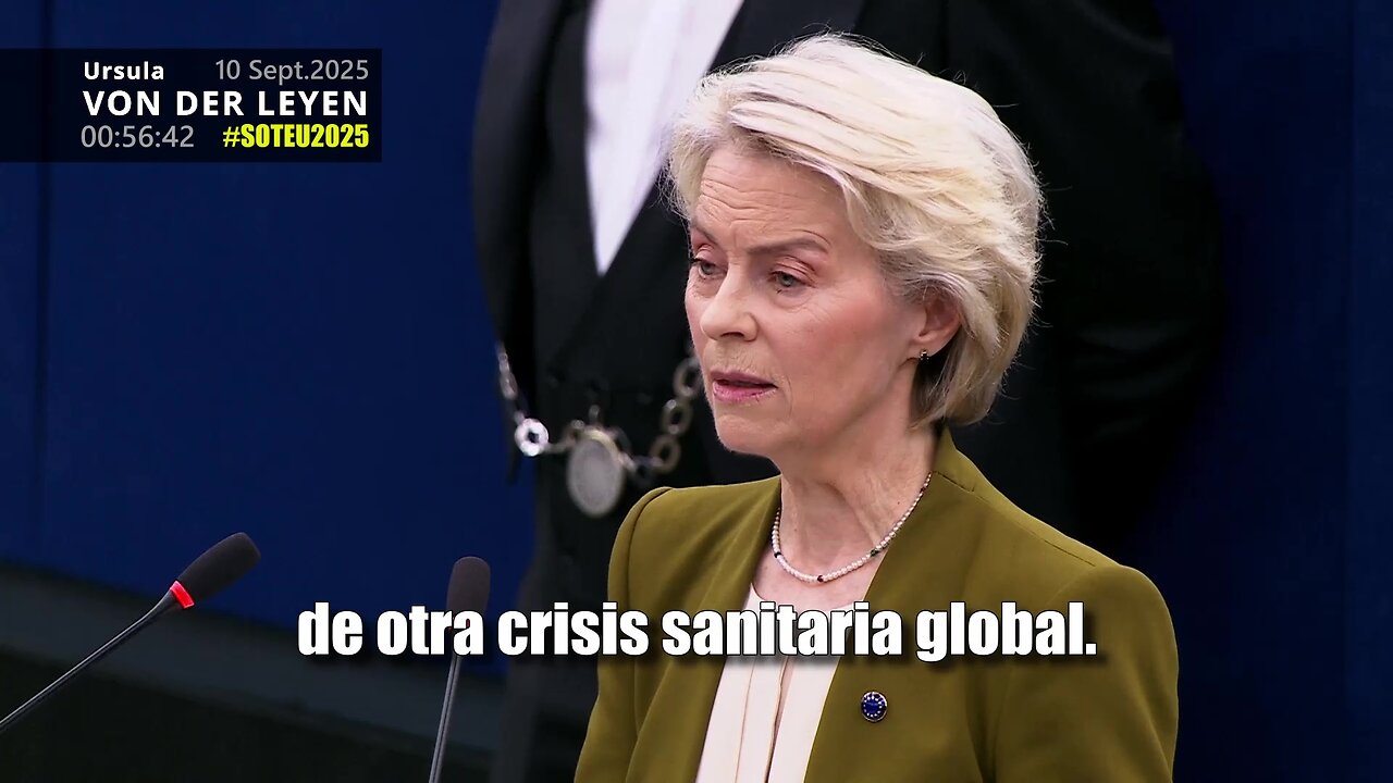 We are on the bring, (...), of another global health crisis. – Ursula von der Leyen (sept.2025).