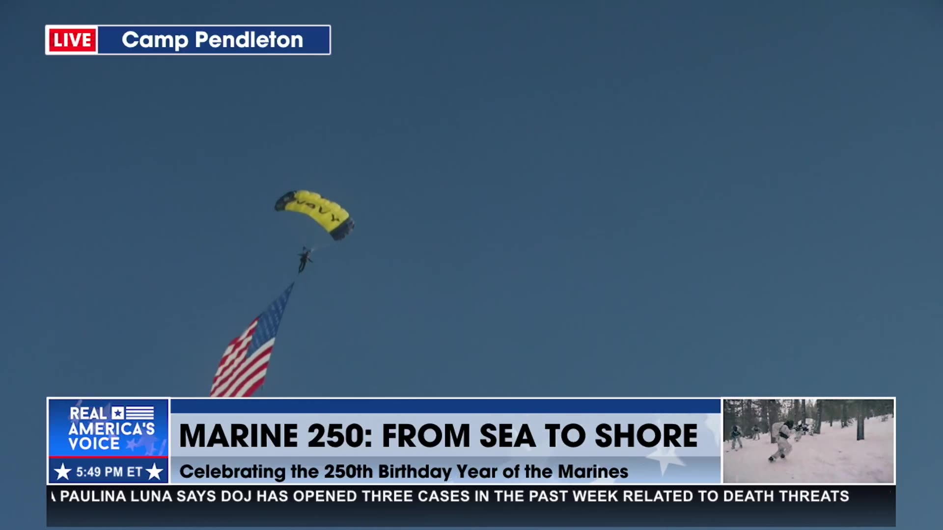 NATIONAL ANTHEM AT USMC 250th CELEBRATION