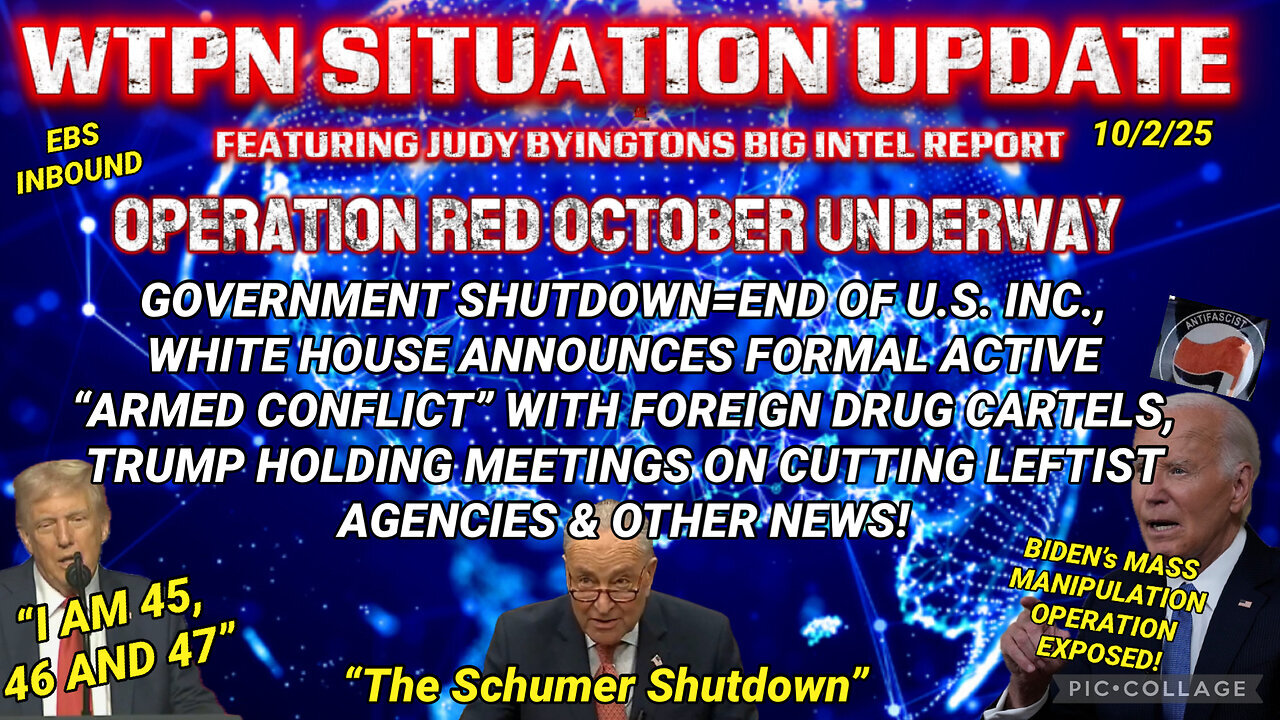 WTPN ~ Judy Byington ~ Situation Update ~ 10-2-25 ~ Trump Return ~ Restored Republic via a GCR