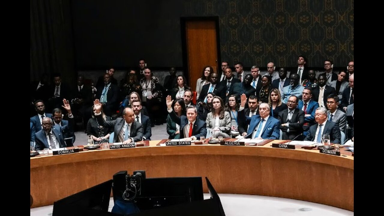 UN Security Council Adopts Resolution on Trumps Gaza Plan