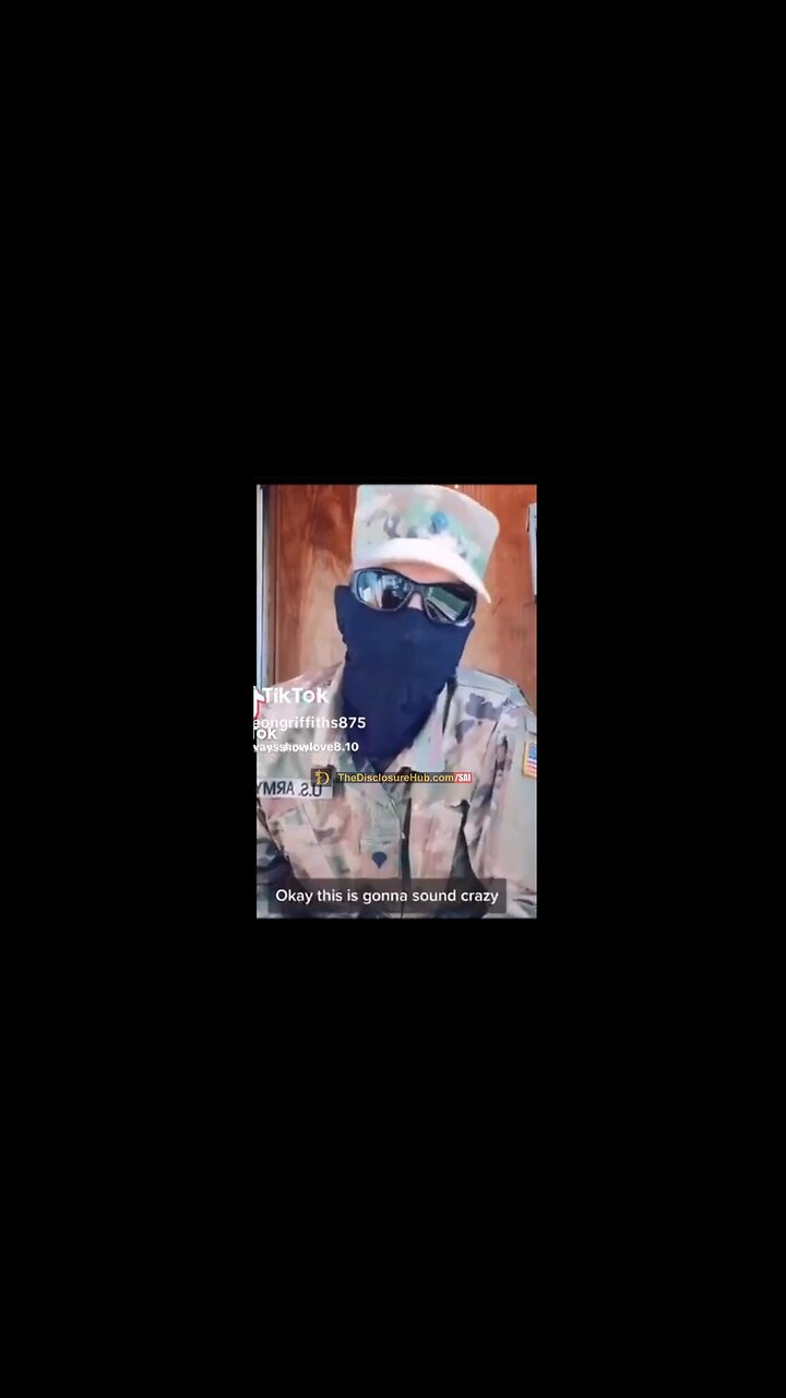 Army whistleblower on the fake alien invasion.. Who knows anything these days
