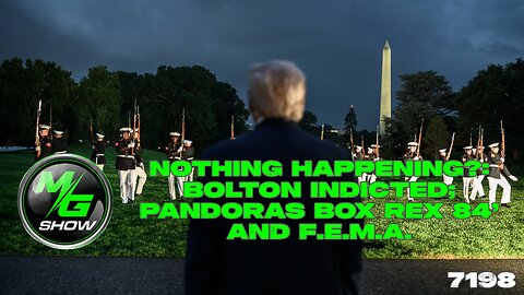 Nothing Happening?: Bolton Indicted; Pandoras Box REX 84' AND F.E.M.A.