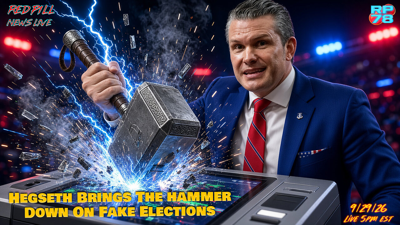 Dept. of War All Hands on Deck For Election Security on Red Pill News Live thumbnail