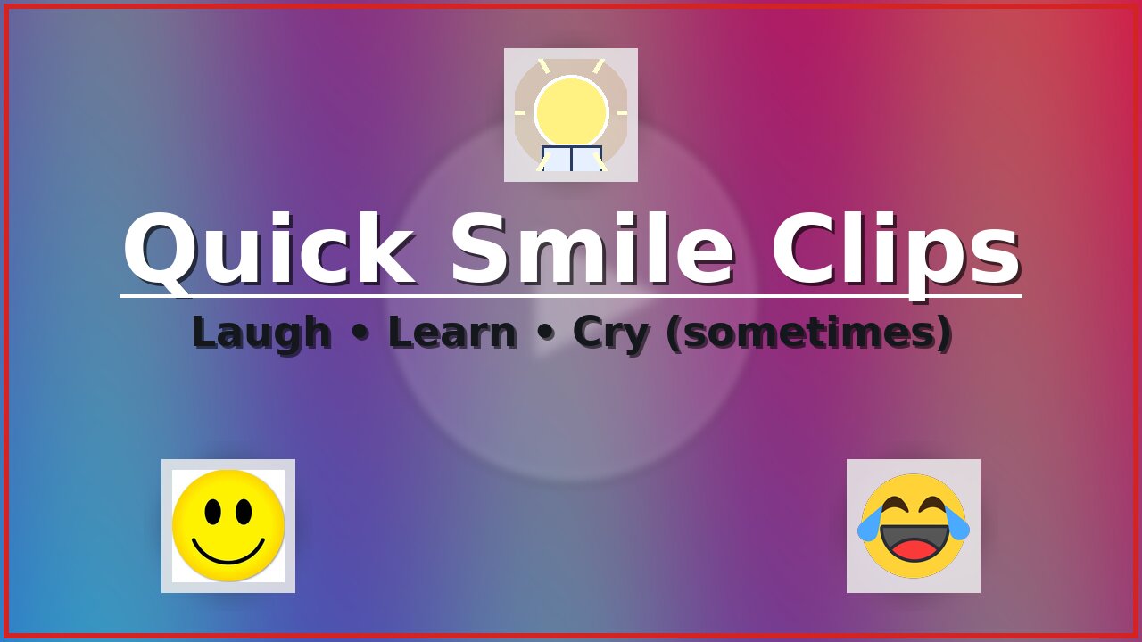 Quick Smile clips 9.28.2025. Dont you just love people? I do... lets smile, laugh